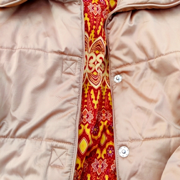 Me George satin metallic gold puffer coat - Picture 12 of 16